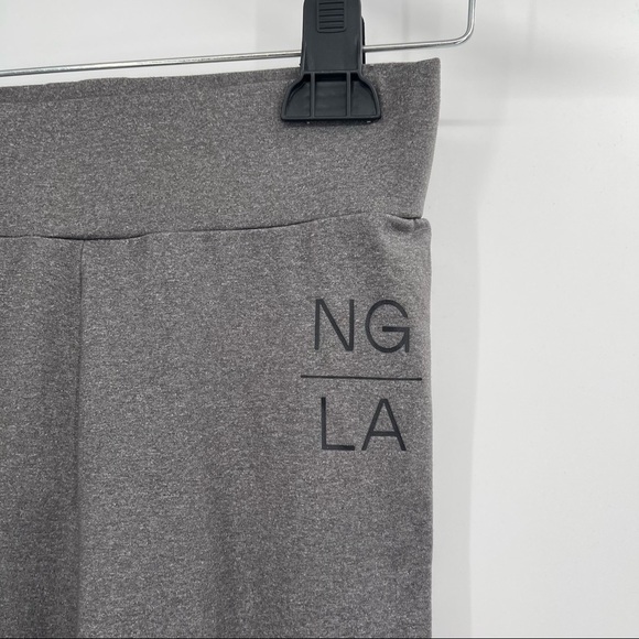 Nasty Gal NG LA High Waisted Premium Fit Branded Workout Sports Leggings - Picture 3 of 7